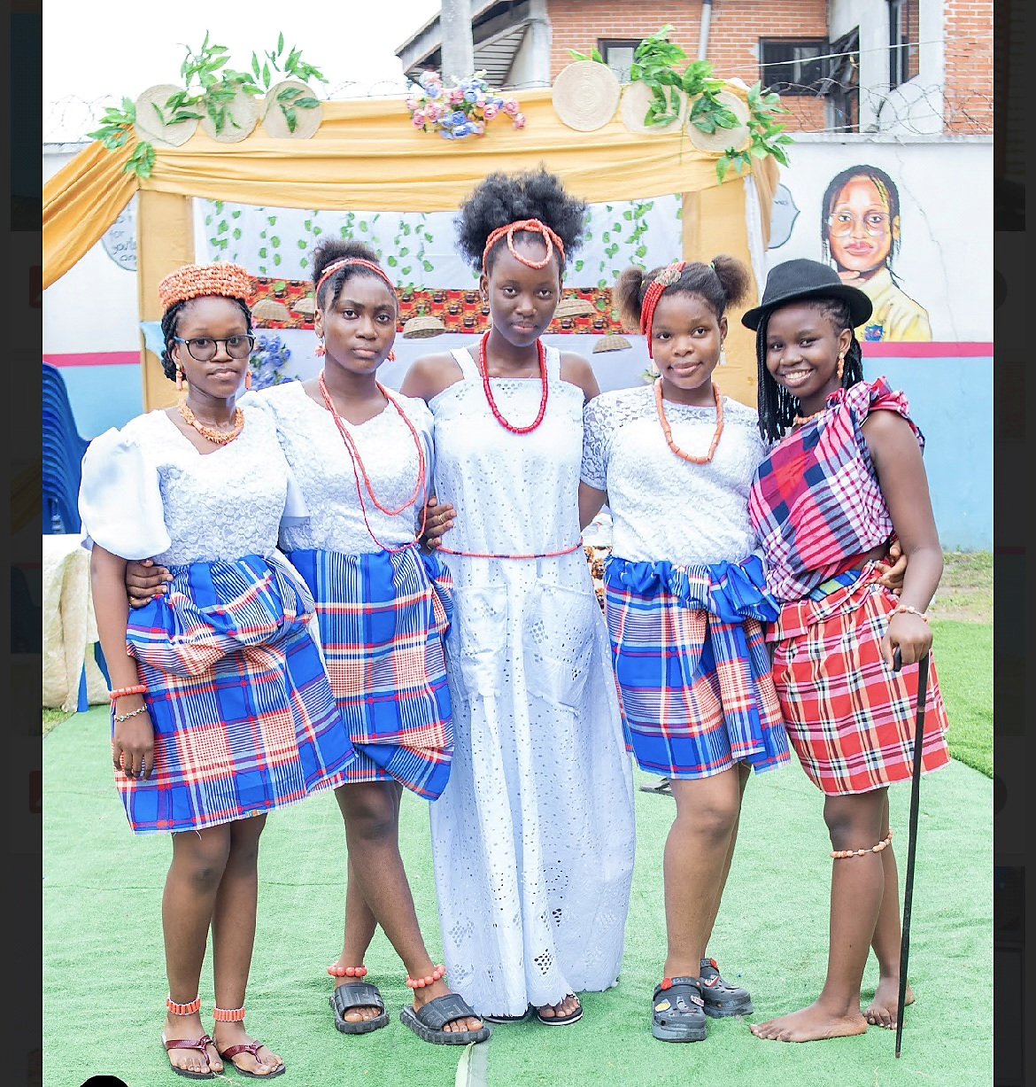 Friends at cultural day