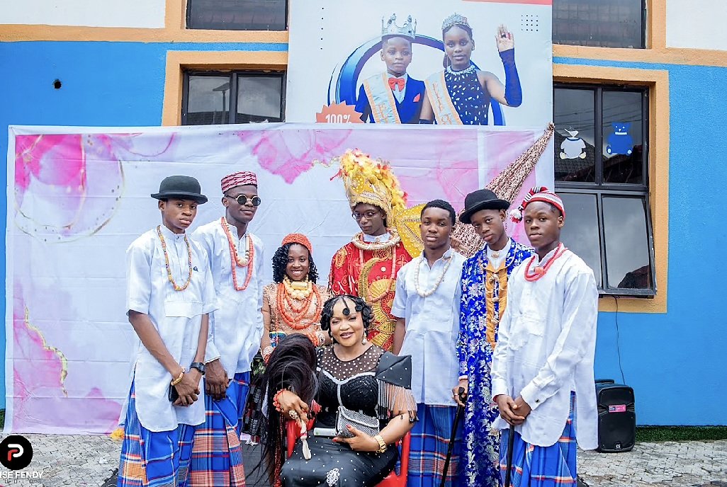 Our school community in traditional dress