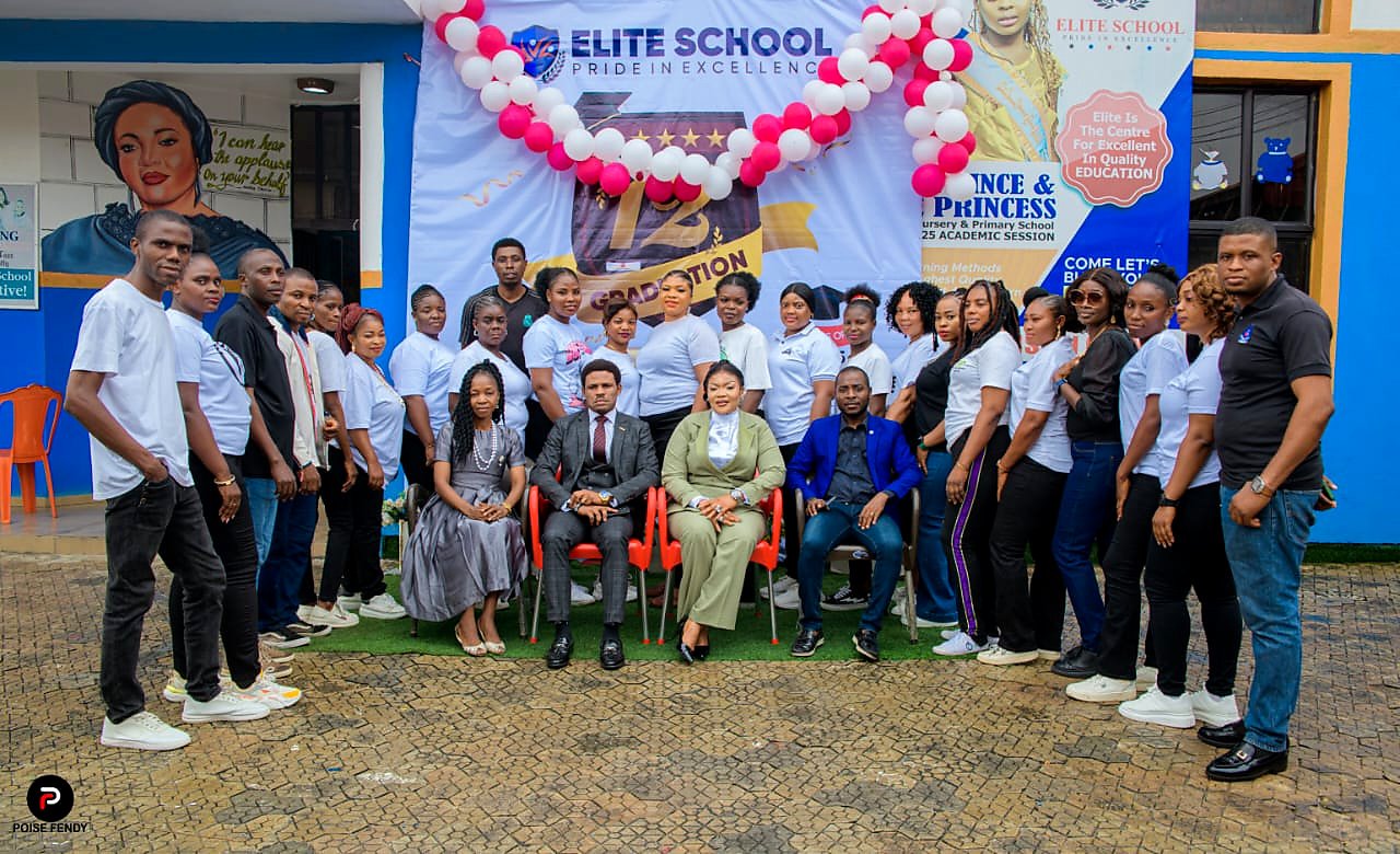 The Harmony International School team gathered for graduation